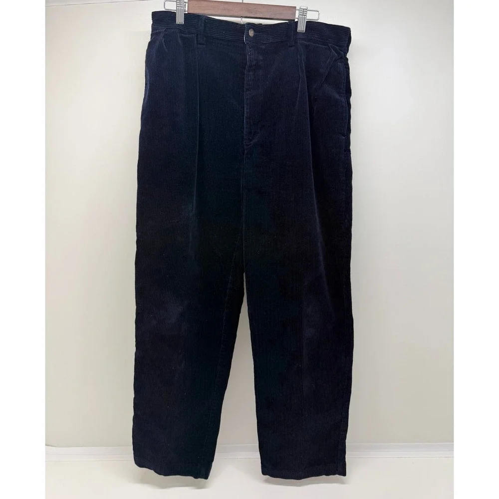 Polo Ralph Lauren Andrew Pant Navy Blue Corduroy Pants Men's Size 36x32